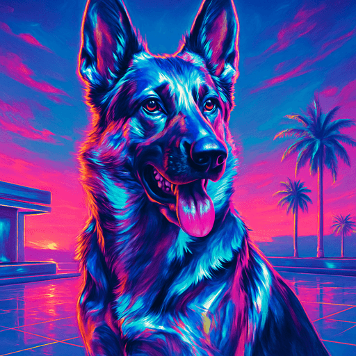 Vaporwave Chrome Dream