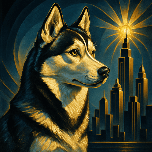 Art Deco Skyline Glam