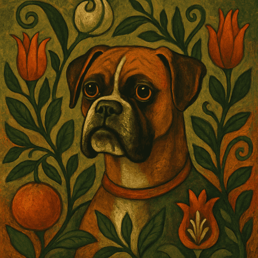 Folk Surrealist Portrait