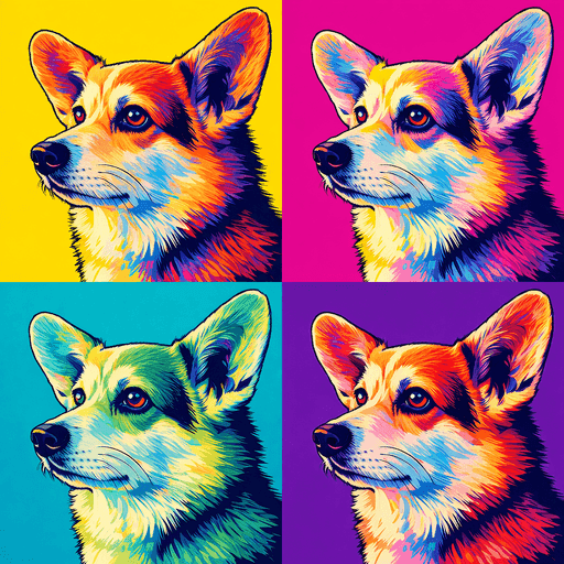 Pop Screenprint Grid