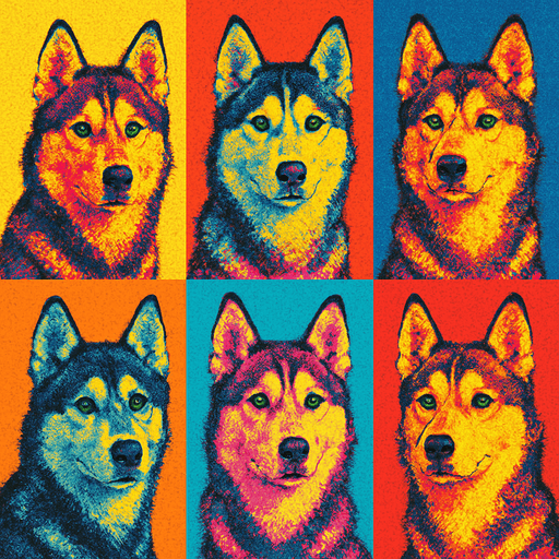 Pop Screenprint Grid 2